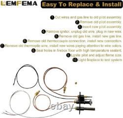 10002265 Propane and Natural Gas 3 Way Pilot Assembly Parts Replacement for HHT