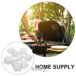 10 PCS Coal Replacement Parts Briquettes for Gas Grilling Bbq Fireplace