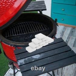 10 PCS Coal Replacement Parts Briquettes for Gas Grilling Bbq Fireplace