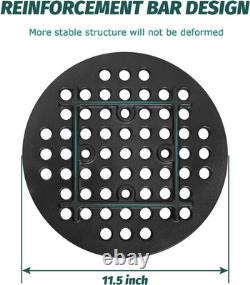 11.5In round Cast Iron Fire Grate Replacement Parts for Kamado Joe Big Joe Hi