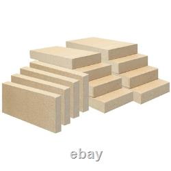 12PCS Fire Bricks for Wood Stove & Fireplace, 9 x 4.5 x 1.25, Heat Resistant