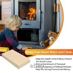 12PCS Fire Bricks for Wood Stove & Fireplace, 9 x 4.5 x 1.25, Heat Resistant 12PCS Fire Bricks for Wood Stove & Fireplace, 9 x 4.5 x 1.25, Heat Resistant