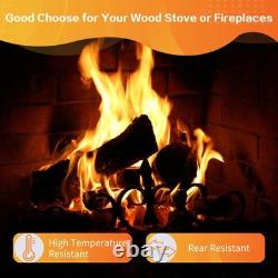 12PCS Fire Bricks for Wood Stove & Fireplace, 9 x 4.5 x 1.25, Heat Resistant