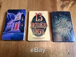 13 Dead End Drive Game REPLACEMENT PIECES PARTS Cards Clips Bookcase Fireplace +