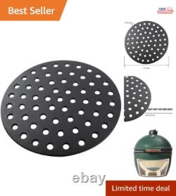 17-Inch Cast Iron Fire Grate for Big Green Egg Durable BBQ Replacement Part