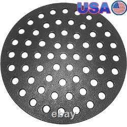 17 Round Cast Iron Fire Grate Replacement Weber 22 Kettle Grill Charcoal New
