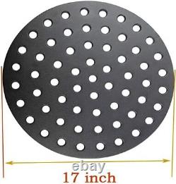 17 inch Round Cast Iron Fire Grate Replacement Parts for XLarge Big Green Egg