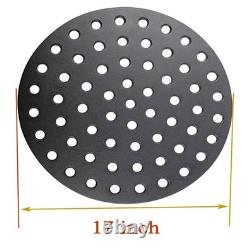 17 inch Round Cast Iron Fire Grate Replacement Parts for XLarge Big Green Egg