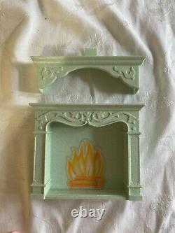 1995 Barbie Victorian Mansion Pink Dream House Fireplace Mantel Replace Parts