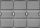 19 1/16 X 28-inch Porcelain Coated Cast Iron Grill Grates Grids Replacement Part