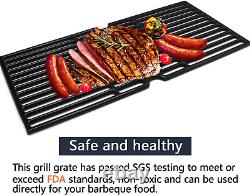 19 1/16 X 28-Inch Porcelain Coated Cast Iron Grill Grates Grids Replacement Part