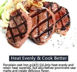 19 1/16 X 28-Inch Porcelain Coated Cast Iron Grill Grates Grids Replacement Part