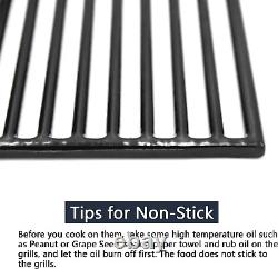 19 1/16 X 28-Inch Porcelain Coated Cast Iron Grill Grates Grids Replacement Part
