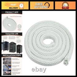 1 Fiberglass Wood Stove Door Gasket Rope Seal 10FT Fireplace & Oven Replaceme