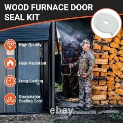 1 Fiberglass Wood Stove Door Gasket Rope Seal 10FT Fireplace & Oven Replaceme