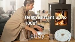 1 Fiberglass Wood Stove Door Gasket Rope Seal 10FT Fireplace & Oven Replaceme