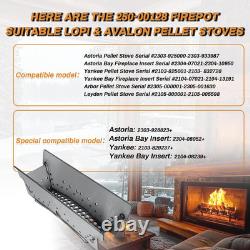 250-00128 Firepot Burnpot Replacement for Lopi & Avalon Large Pellet Stoves, 993
