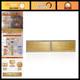 2.5x12.75x1 Wood Stove Catalytic Combustor, Honeycomb Ceramic, Longer Burn