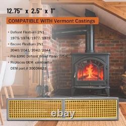 2.5x12.75x1 Wood Stove Catalytic Combustor, Honeycomb Ceramic, Longer Burn, Repl