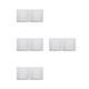 2 Pcs Fire Pit Vent Panel Fireplace Cover Outside Replacement Parts Accessories