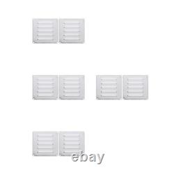 2 Pcs Fire Pit Vent Panel Fireplace Cover outside Replacement Parts Accessories