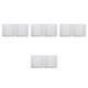 2 Pcs Fireplace Vent Cover Outside Replacement Parts Accessories