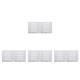 2 Pcs Fireplace Vent Cover Outside Replacement Parts Accessories