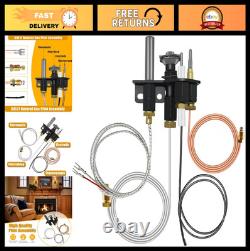 2 Pcs Natural Gas Pilot Assembly for Direct Vent Fireplaces, Compatible with Len