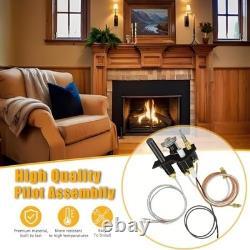 2 Pcs Natural Gas Pilot Assembly for Direct Vent Fireplaces, Compatible with Len
