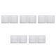 2 Pcs Replacement Parts Accessories Fireplace Vent Cover Outside