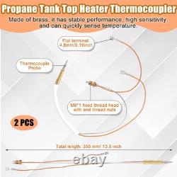 2 Set Patio Heater Replacement Parts for Outdoor Fire Pit Control Safety Valv