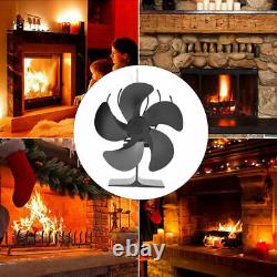 2pcs Fireplace Stoves Blades Part Aluminum Alloy Wood-Burning Accessories