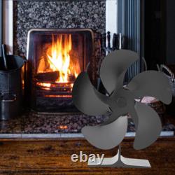 2pcs Fireplace Stoves Fan Replacement Blades Part Wood-Burning Attatchment