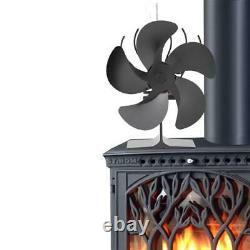 2x Fireplace Stoves 5/6/7 Blades Part Low Noise Wood/Log Burners Attatchment