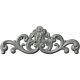 35 1/8w X 12 1/2h X 2 1/8p Flower Basket Center Onlay