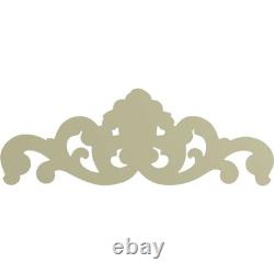 35 1/8W x 12 1/2H x 2 1/8P Flower Basket Center Onlay