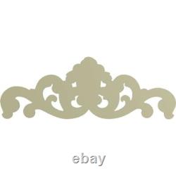 35 1/8W x 12 1/2H x 2 1/8P Flower Basket Center Onlay