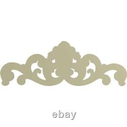 35 1/8W x 12 1/2H x 2 1/8P Flower Basket Center Onlay