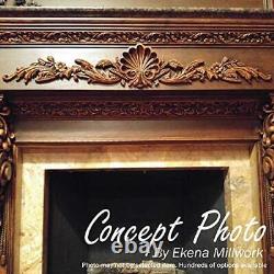 35 1/8W x 12 1/2H x 2 1/8P Flower Basket Center Onlay