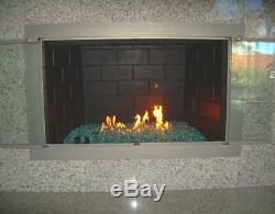 36 SS H Burner, Fireplace, Firepit, Fireglass Fire Pit