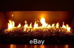 36 SS H Burner, Fireplace, Firepit, Fireglass Fire Pit