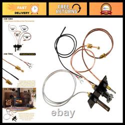 3-Way Pilot Assembly for Propane & Natural Gas Fireplaces & Stoves Replacement