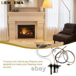 3-Way Pilot Assembly for Propane & Natural Gas Fireplaces & Stoves Replacement