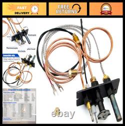 3-Way Propane & Natural Gas Pilot Assembly Replacement for Fireplaces & Stoves