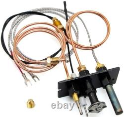 3-Way Propane & Natural Gas Pilot Assembly Replacement for Fireplaces & Stoves