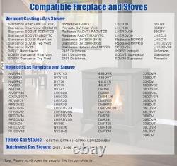 3-Way Propane & Natural Gas Pilot Assembly Replacement for Fireplaces & Stoves