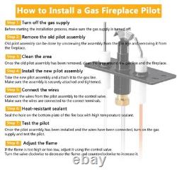 4021-422 Natural Gas IPI Assembly Replacement Fireplace Igniter Sensor Kit Part