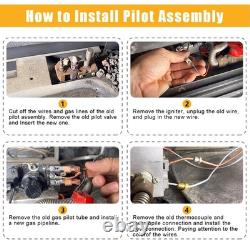 4021-732 Natural Gas Assembly Replacement w Thermopile Thermocouple Kit Reliable