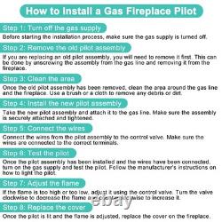 4021-732 Natural Gas Assembly with Thermocouple Thermopile Fireplace Replacement