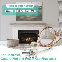 4021-732 Natural Gas Assembly with Thermocouple Thermopile Fireplace Replacement